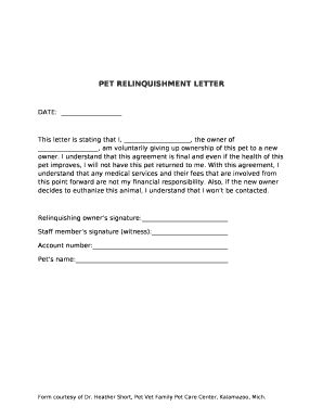 how to write a surrender of property letter sample of. . Sample letter relinquishing rights to property